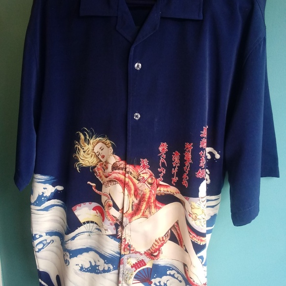 Men Vintage Dress Shirt - Picture 5 of 7